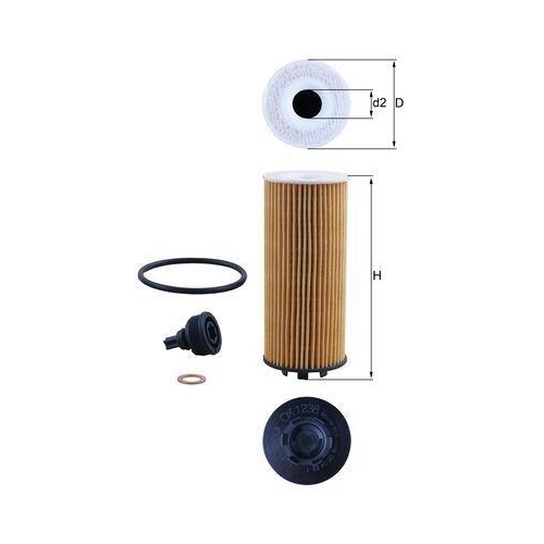 MAHLE Filtru ulei