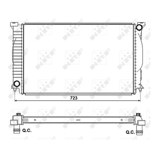 Radiator racire motor Nrf 53093