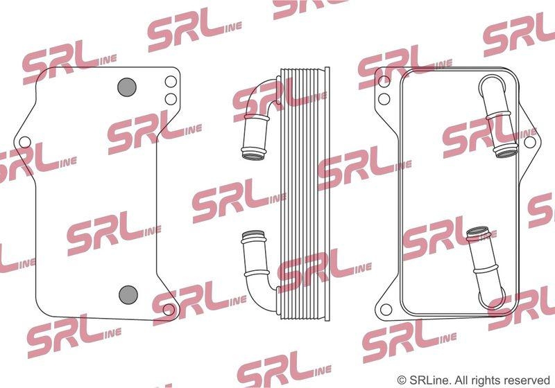 Radiator racire ulei motor, termoflot Audi A3, A4, A5, A6, A7, Q2, Q3, Q5; Porsche Macan; Seat Alhambra, Ateca, Leon; Skoda Kamiq, Karoq, Kodiaq, Octavia, Scala, Superb; Vw Arteon, Caddy, Golf, Passat, Sharan, Tiguan, Touran, T-Roc; TFSI TDI, 0BH317019A