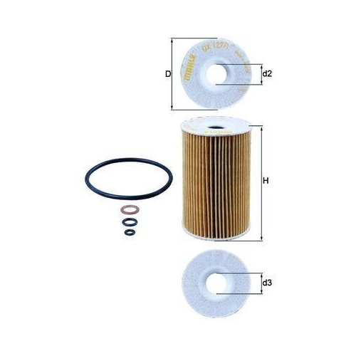 MAHLE Filtru ulei