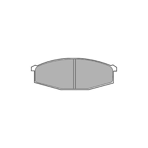 Set placute frana Delphi LP373, parte montare : Punte Fata