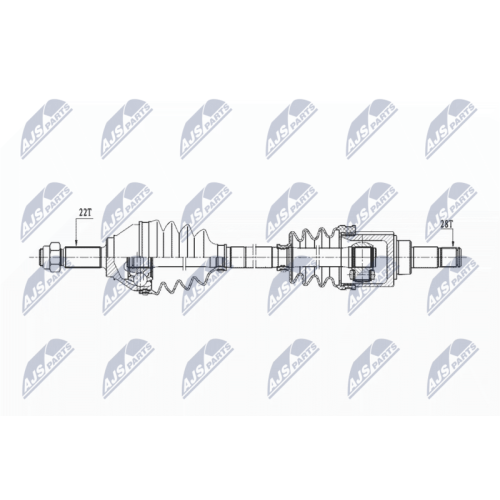 Planetara Vw Up 2011-, Skoda Citigo 2011-, Seat Mii 2011-, Stanga, 1S0407761F