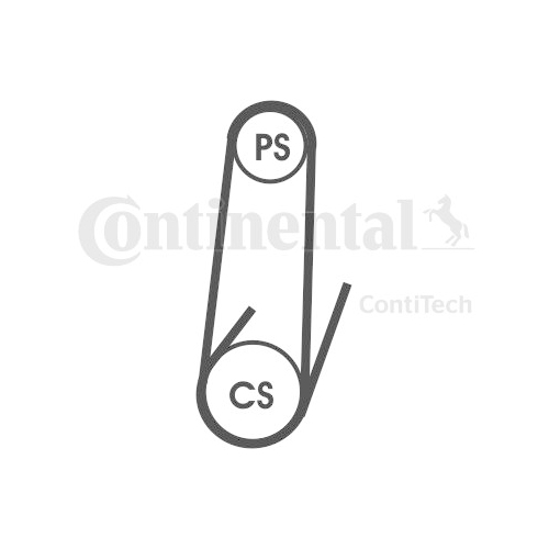 Curea transmisie cu caneluri Contitech 4PK1102ELAST