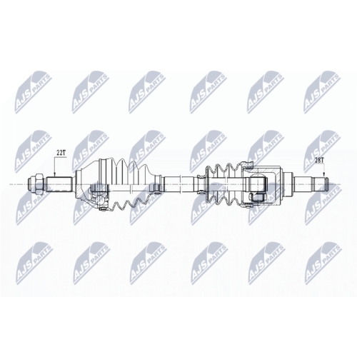 Planetara Vw Up 2011-, Skoda Citigo 2011-, Seat Mii 2011-, Dreapta, 1S0407762E