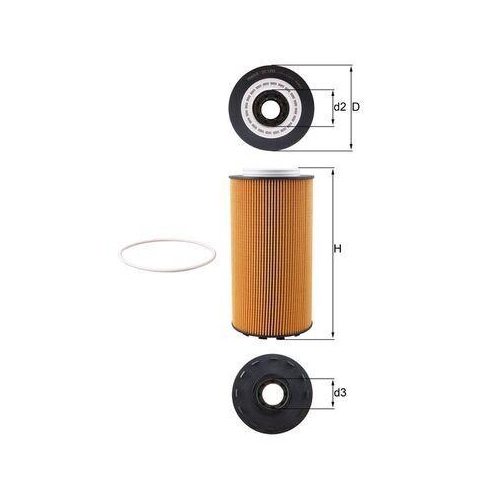 MAHLE Filtru ulei