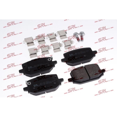 Placute frana Nissan Qashqai 3 (J12) 04.21-, Townstar Box (Xfk) 12.21-, Townstar Mpv (Mpv) (Xfk) 12.21-; Renault Megane E-Tech Suv 11.21-, Spate, SRLine