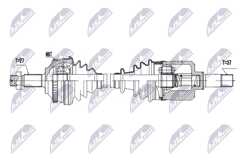 Planetara Citroen Jumpy 1995-, C8 2002-; Peugeot Expert 1996-, 806 1994-, 807 2002-; Fiat Scudo 1996-, Ulysse 1995-; Lancia Zeta 1996-; partea stanga, cutie viteze manuala; 3272AW; NTY, aftermarket