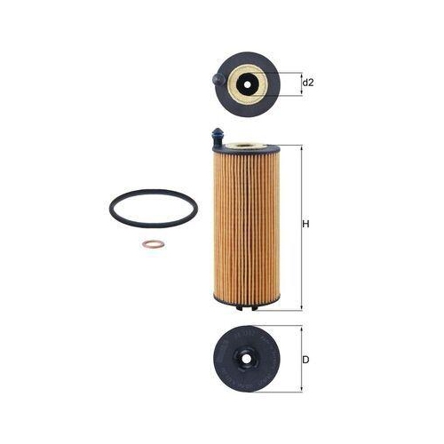MAHLE Filtru ulei