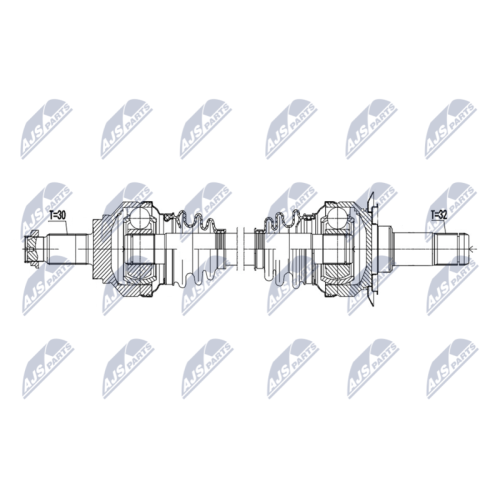 Planetara Bmw F01, F02 760i, 760il 2009-, Activehybrid 7 4.4 2010-2012, Activehybrid 7 3.0 2012-2015, AlPinia B7, B7lx 2009-, Spate, Dreapta, CV Automata, 33207566078