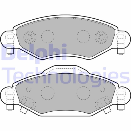 DELPHI set placute frana,frana disc