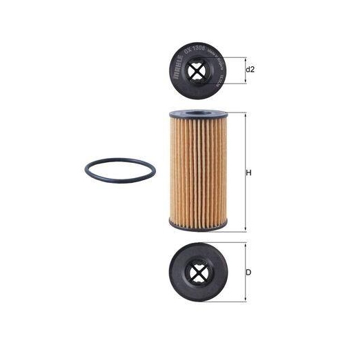 MAHLE Filtru ulei