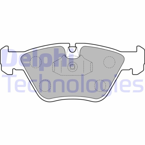 DELPHI set placute frana,frana disc