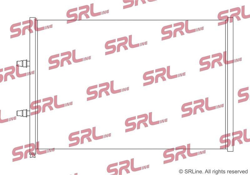 Radiator Mercedes Clasa C (W204) 07-14, Clasa CLS (C218) 11-, Clasa E (W212) 09-16, Sl-Class (R231) 11-, motor: 6.2 V8, fara rame plastic; radiator temperatura joasa; intrare/iesire conectare rapida, 656x422x16, SRLine, brazat, 1975000103; A1975000103