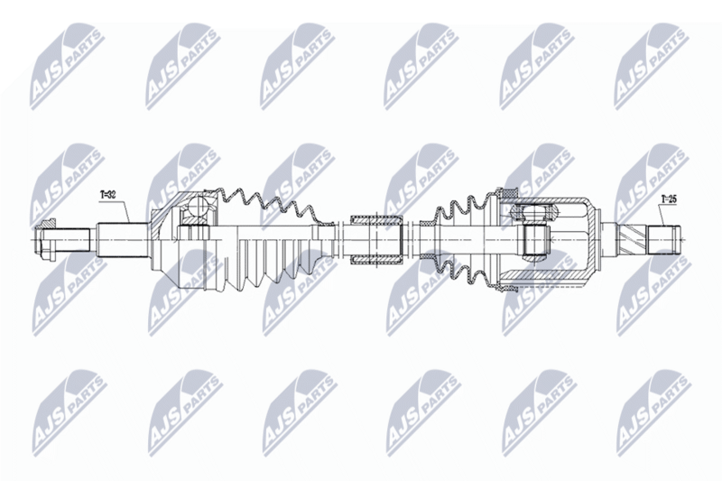 Planetara Dodge Journey 2.0 CRD 2008-; Fiat Freemont 2.0 JTD 2011-; partea din fata, stanga, cutie viteze manuala; 52123583AB; NTY, aftermarket