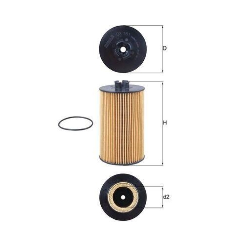 MAHLE Filtru ulei