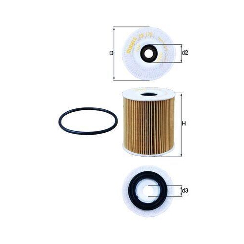 MAHLE Filtru ulei