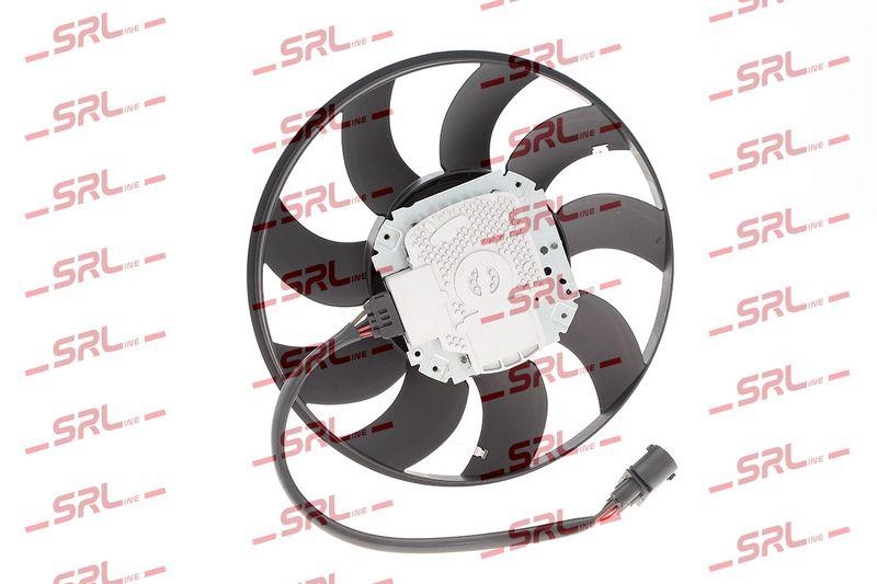Ventilator radiator fara suport Audi A4 08-16, A5 07-, A6 10-, A7 10-, Q5 08-17; Porsche Macan 13-, motor: 3.0 TDI, 3.0 V6k TFSI, 4.2 V8, 4 pini, SRLine, 4H0959455AD; 4H0959455M