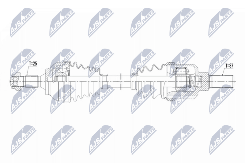 Planetara DS Ds5 2011-; Peugeot RCZ 1.6 T 156 CP 2010-; partea din fata, stanga, cutie viteze automata cu 6 trepte; 3272WS; NTY, aftermarket