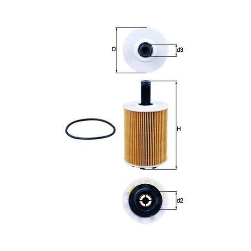 MAHLE Filtru ulei