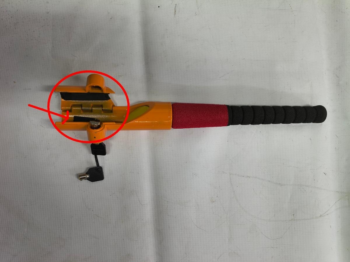 Antifurt auto pentru volan 45cm tip Baseball, Carpoint -IZOLATIE BURETE RUPTA, VEZI POZE