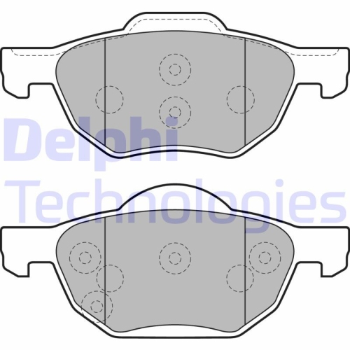 DELPHI set placute frana,frana disc