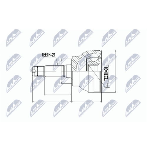 Cap planetara exterior Citroen C15 1.8d 44kw -2000, NPZ-CT-017