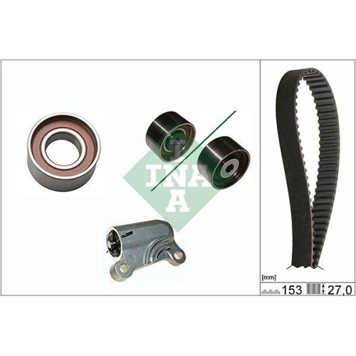 Kit curea distributie Mazda 323 F 6 (Bj), 323 S 6 (Bj), 626 5 (Gf), 626 5 Estate (Gw), 626 5 Hatchback (Gf), Premacy (Cp), 2.0 TD, 2.0 DiTD, 2.0 DI TD, 2.0 Turbo DI, 2.0 DITD, INA