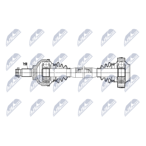 Planetara Bmw M5 E60, E61 2004-2008, M6 E63, E64 2005-2010, Spate, Stanga, Dreapta, CV Manuala, CV Automata, 33212283955