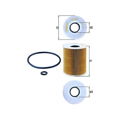 MAHLE Filtru ulei