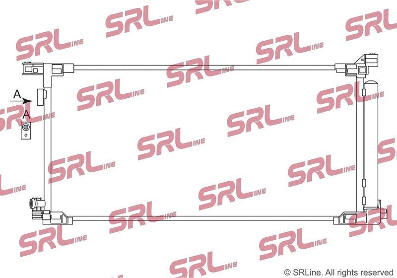 Condensator climatizare AC Lexus Ux (Za10) 18-; Toyota Corolla 18-, motor: 2.0, 2.0 h, Condensator cu uscator integrat , 718(688)x355(340)x12, SRLine, miez si rezervor din aluminiu brazat, 884A0-12010; 884A0-76010