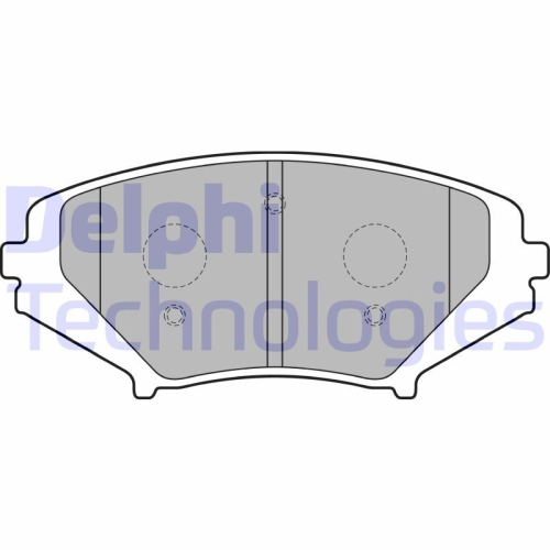 DELPHI set placute frana,frana disc