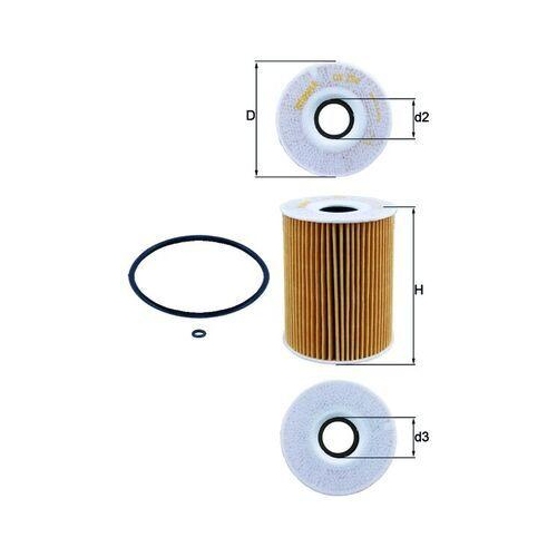 MAHLE Filtru ulei