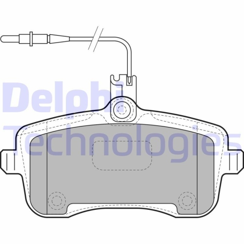 DELPHI set placute frana,frana disc