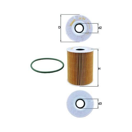 MAHLE Filtru ulei