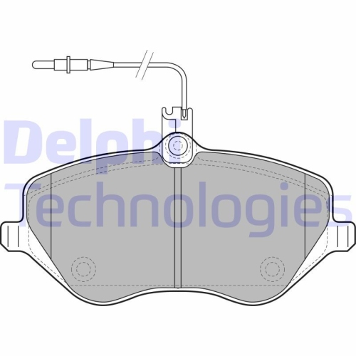 DELPHI set placute frana,frana disc