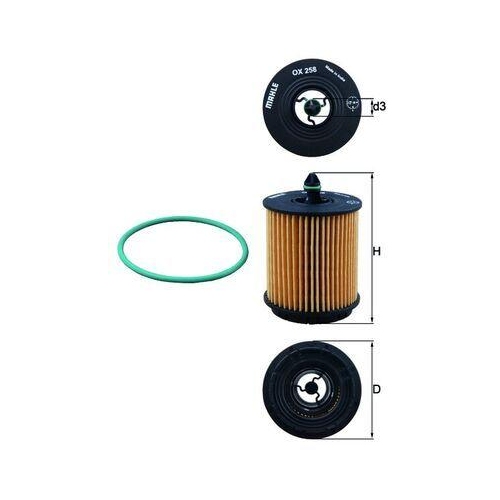MAHLE Filtru ulei