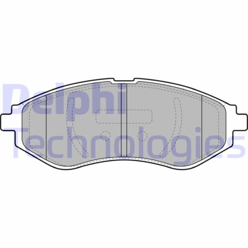 DELPHI set placute frana,frana disc