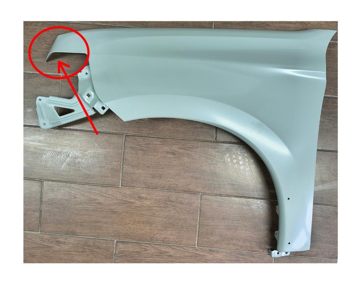 Aripa fata Mitsubishi Outlander (Gg/Gf), 05.2015- , partea stanga, cu gauri pentru bandou; fara gaura semnalizare -COLT INDOIT