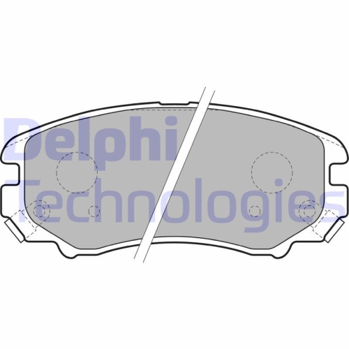 DELPHI set placute frana,frana disc
