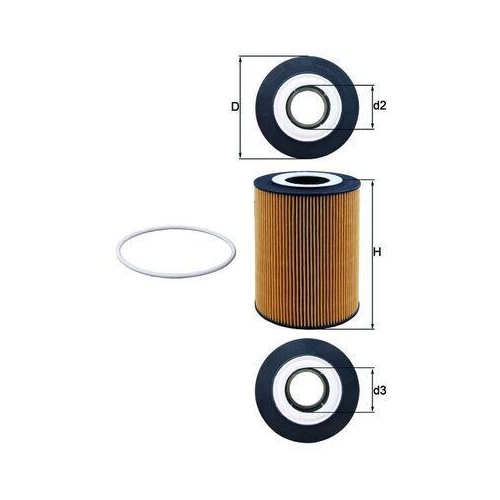 MAHLE Filtru ulei
