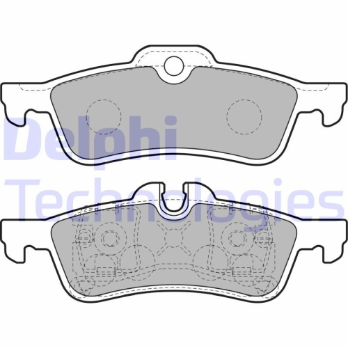 DELPHI set placute frana,frana disc