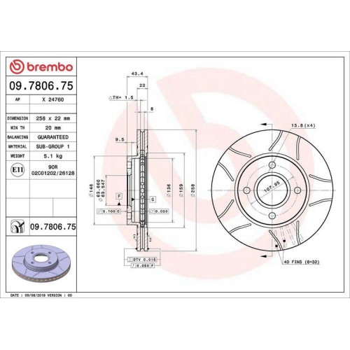 Set disc frana Ford Fiesta Box/Liftback (Jv) 05.98-08.03, Fiesta Box (J5 J3) 02.96-, Fiesta 4 (Ja Jb) 08.95-06.06, Fiesta 5 (Jh Jd) 11.01-12.14, Fiesta 5 Van 05.02-12.10, Focus I (Daw Dbw) 09.98-11.09, Focus I Box / Estate (Dnw) 08.98-03.05, Focus I Estat