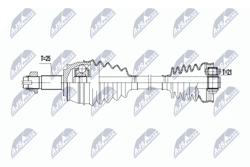 Planetara Fiat Panda 0.9 2012-; Lancia Ypsilon 0.9 2011-; partea stanga, cutie viteze manuala; 52124988; NTY, aftermarket