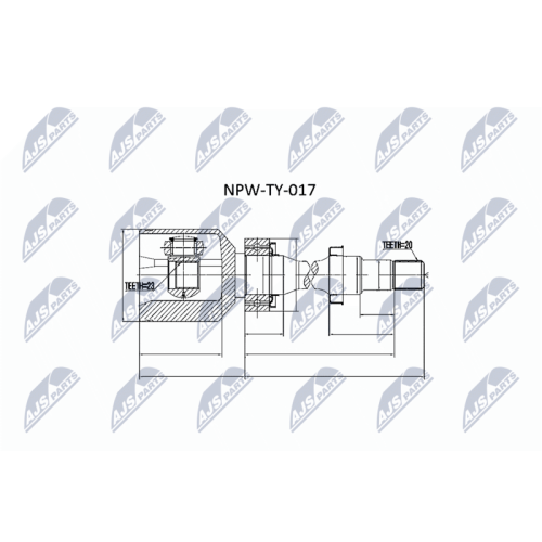 Cap planetara interior =NPW-TY-021, 43030-05040