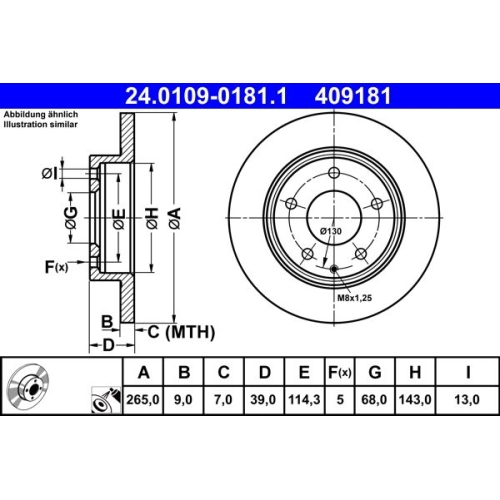 ATE Disc frana