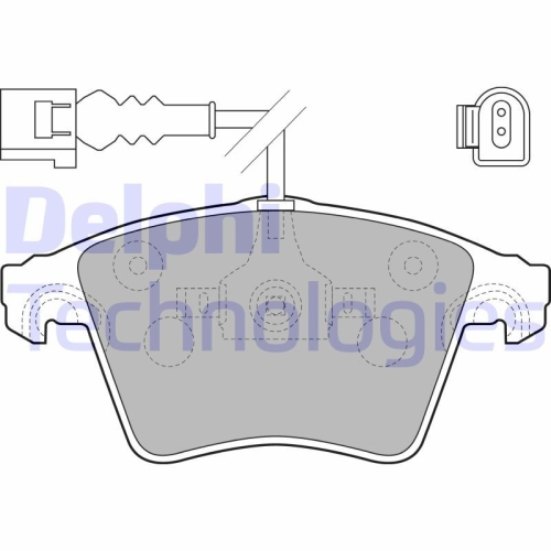 DELPHI set placute frana,frana disc