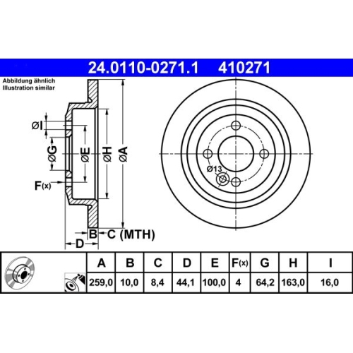 ATE Disc frana