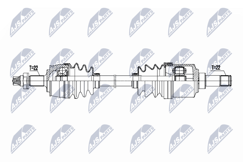 Planetara Fiat Punto 1.2, 1.4, 1.4 T 2012-, Grande Punto, Evo 1.2, 1.4 2005-, Fiorino, Qubo 1.4 2008-; Alfa Romeo Mito 1.4 2008-; Abarth Grande Punto 1.4 T 2007-; partea dreapta, cutie viteze manuala; 51754513; NTY, aftermarket
