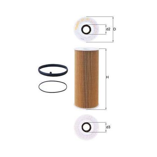 MAHLE Filtru ulei