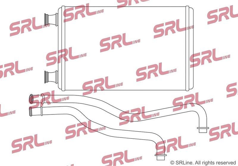 Radiator incalzire habitaclu Chrysler 300c 04-11; Dodge Charger 05-, Magnum 04-10, motor: 2.7 V6, 3.0 CRD, 3.5 V6, 5.7 V8, 6.1 V8, cu conducte, 186x270x26, SRLine, miez si rezervor din aluminiu brazat, 5061586AA; 5061586AB